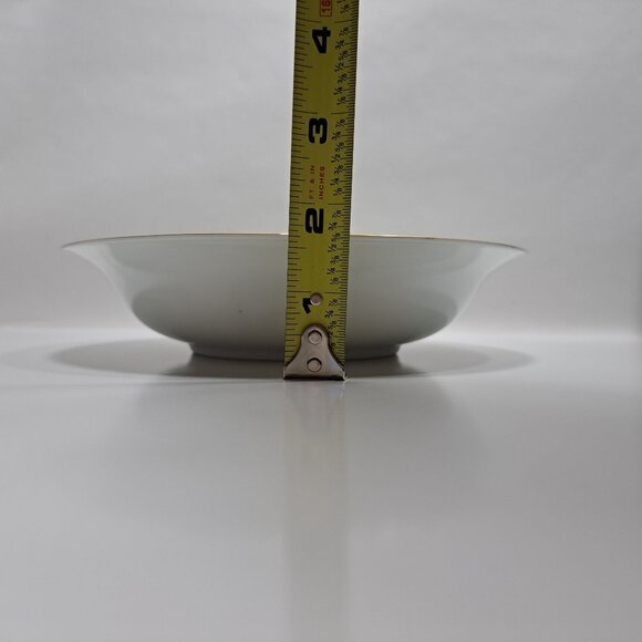 Noritake China Gold Trimmed Floral Porcelain Soup Salad Bowl - Picture 6 of 8